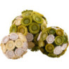 Flower Balls - Set of Three - 1,5 cm / 0.6 inch
