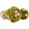 Flower Balls - Set of Three - 1,5 cm / 0.6 inch