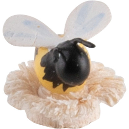 Biene auf Blüte - 1,1 cm