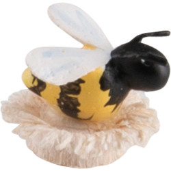 Bee on Flower - 1,1 cm / 0.4 inch