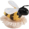 Bee on Flower - 1,1 cm / 0.4 inch