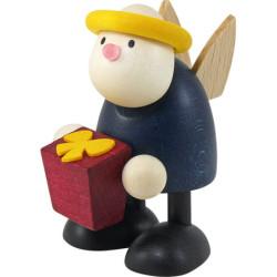 Engel Hans mit Geschenk - 7 cm