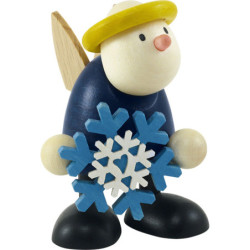 Engel Hans mit Schneeflocke - 7 cm