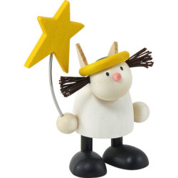 Angel Lotte Standing with Star - 7 cm / 2.8 inch