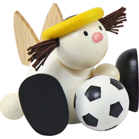 Engel Lotte mit Fußball - 7 cm