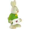 Bunny Max with Love Letter - 9 cm / 3.5 inch