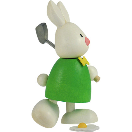 Bunny Max Golfing, Teeing Off - 9 cm / 3.5 inch