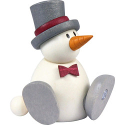 Schneemann Otto sitzend - 8 cm