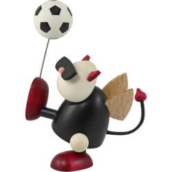 Little Devil Gustav with Football - 7 cm / 2.8 inch