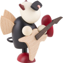 Little Devil Gustav with Electric Guitar - 7 cm / 2.8 inch