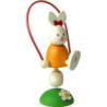 Kaninchen Emma mit Springseil - 7 cm