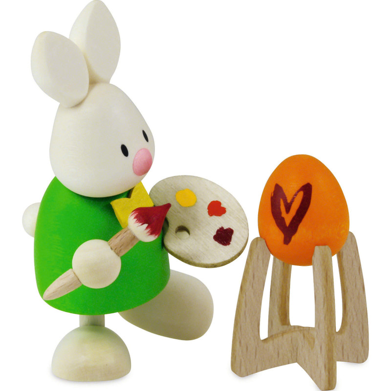 Kaninchen Max als Maler - 9 cm
