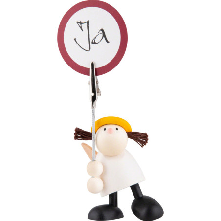 Lotte with Sign Holder - 7 cm / 2.8 inch