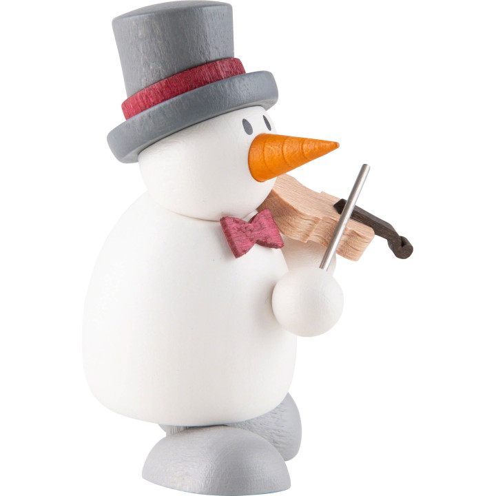 Schneemann Otto mit Geige - 6 cm