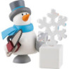 Schneemann Otto mit Eisskulptur - 6 cm