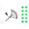 Herrnhuter Moravian Star Chain A1s Green Plastic - 14m/15yard