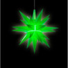 Herrnhuter Moravian Star DIY Kit A1b Green Plastic - 13 cm/5.1 inch