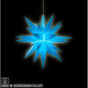 Herrnhuter Stern A1e blau Kunststoff - 13 cm