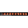 Herrnhuter Moravian Star Chain A1s White/Red Plastic - 14m/15yard