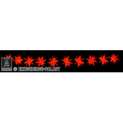 Herrnhuter Moravian Star Chain A1s Yellow/Red Plastic - 14m/15yard