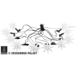 Herrnhuter Moravian Star Chain A1s White Plastic - 14m/15yard
