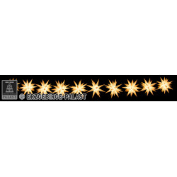 Herrnhuter Moravian Star Chain A1s White Plastic - 14m/15yard