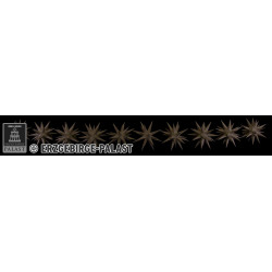 Herrnhuter Moravian Star Chain A1s White Plastic - 14m/15yard