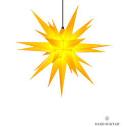 Herrnhuter Moravian Star A7 Yellow Plastic - 68cm/27 inch