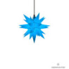 Herrnhuter Moravian Star A4 Blue Plastic - 40cm/16 inch