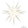Herrnhuter Moravian Star I8 White Paper - 80cm/31 inch