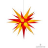 Herrnhuter Moravian Star I7 Yellow/Red Paper - 70 cm / 27.6 inch