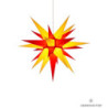 Herrnhuter Moravian Star I6 Yellow/Red Paper - 60 cm / 23.6 inch