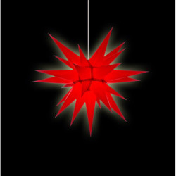 Herrnhuter Moravian Star I6 Red Paper - 60 cm / 23.6 inch