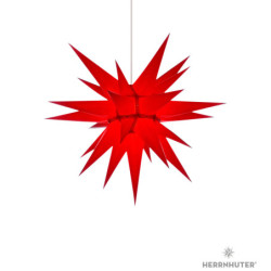 Herrnhuter Moravian Star I6 Red Paper - 60 cm / 23.6 inch