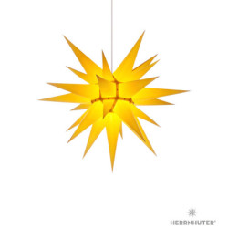Herrnhuter Stern I6 gelb Papier - 60 cm