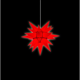 Herrnhuter Moravian Star I4 Red Paper - 40 cm / 15.7 inch