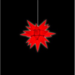Herrnhuter Moravian Star I4 Red Paper - 40 cm / 15.7 inch