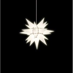 Herrnhuter Moravian Star I4 White Paper - 40 cm / 15.7 inch