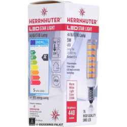 LED Light Bulb for Indoor Stars 29-00-I4 Bis 29-00-I8, E14, 5W