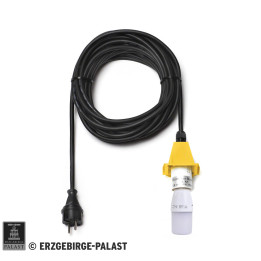 Kabel für Aussenstern 29-00-A4 und 29-00-A7, 10 m schwarz, LED, Deckel gelb