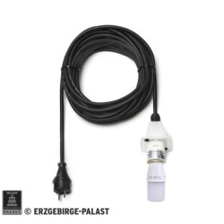 Kabel für Aussenstern 29-00-A4 und 29-00-A7, 10 m schwarz, LED, Deckel opal