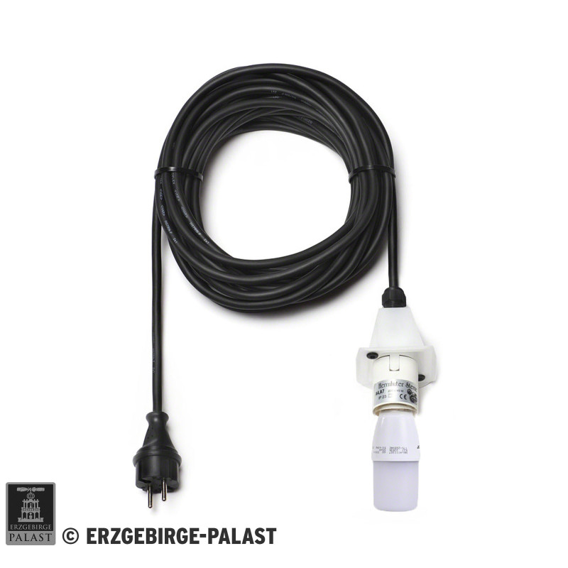 Kabel für Aussenstern 29-00-A4 und 29-00-A7, 10 m schwarz, LED, Deckel opal