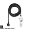 Kabel für Aussenstern 29-00-A4 und 29-00-A7, 10 m schwarz, LED, Deckel opal