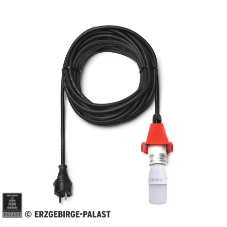 Cable for Outside Star 29-00-A4 and 29-00-A7, 10m Black, LED, Cover Red