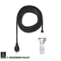 Kabel für Aussenstern 29-00-A4 und 29-00-A7, 10 m schwarz, LED, Deckel weiß