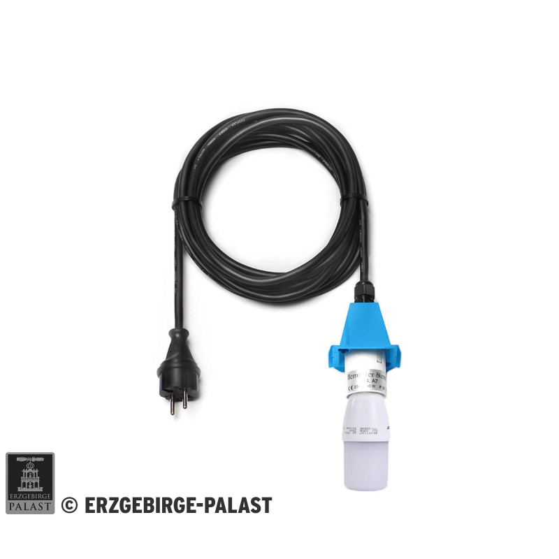 Cable for Outside Star 29-00-A4 and 29-00-A7, 5m Black, LED, Cover Blue