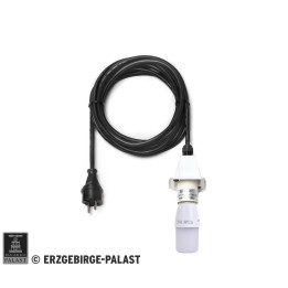 Cable for Outside Star 29-00-A4 and 29-00-A7, 5m Black, LED, Cover White