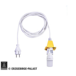 Innenkabel für Stern 29-00-A4 und 29-00-A7, 5 m weiß, LED, Deckel gelb
