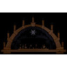 Herrnhuter Candle Arch - With Mini-Star - 65x40 cm / 25.6x15.7 inch