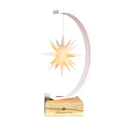 Metal Star Arch White-Glitter with A1e White - 27,5 cm / 10.8 inch